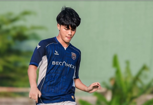 Hoài Phong là tiền đạo đầy triển vọng.