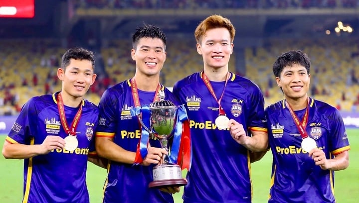 Nguyễn Hoàng Đức thi đấu nổi bật.